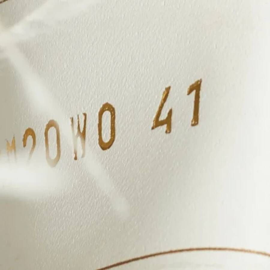 Valentino Vintage Pre-owned Leather sneakers White Dames