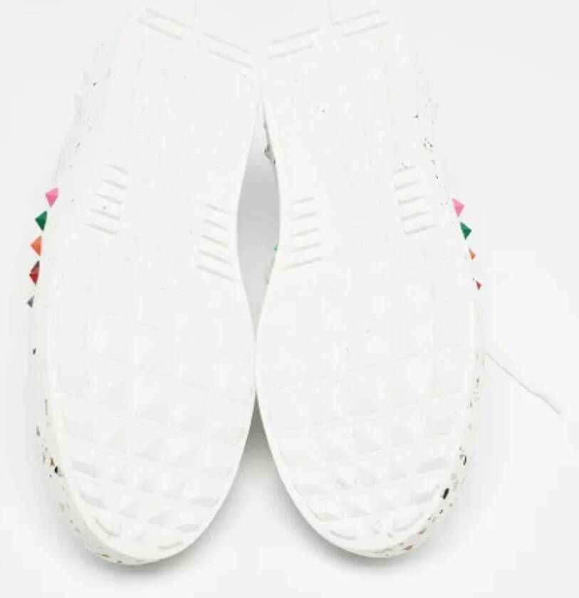 Valentino Vintage Pre-owned Leather sneakers White Dames