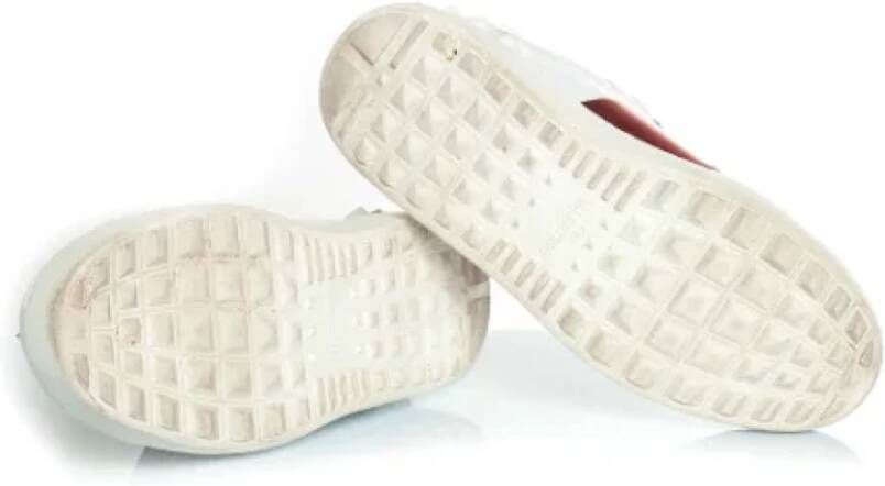 Valentino Vintage Pre-owned Leather sneakers White Dames