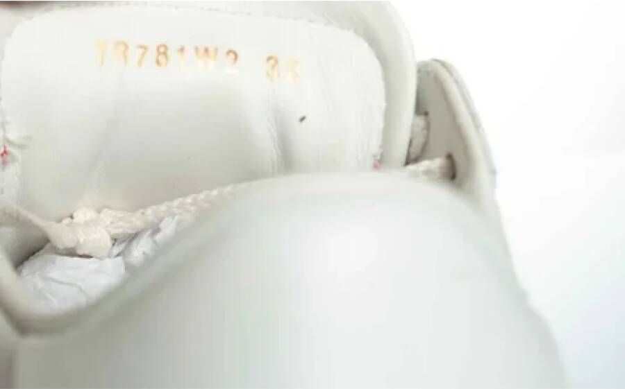 Valentino Vintage Pre-owned Leather sneakers White Dames