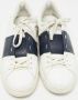 Valentino Vintage Pre-owned Leather sneakers White Heren - Thumbnail 3