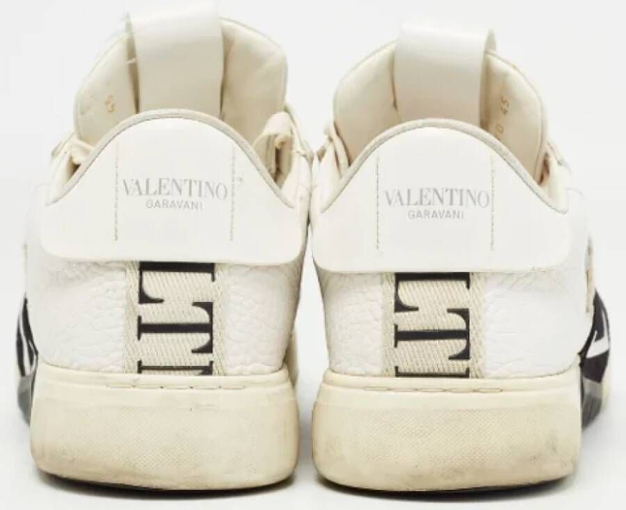 Valentino Vintage Pre-owned Leather sneakers White Heren