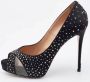 Valentino Vintage Pre-owned Mesh heels Black Dames - Thumbnail 2