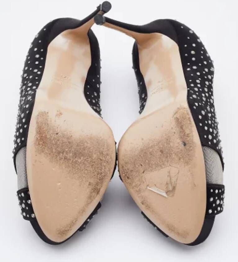Valentino Vintage Pre-owned Mesh heels Black Dames