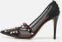 Valentino Vintage Pre-owned Mesh heels Black Dames - Thumbnail 2
