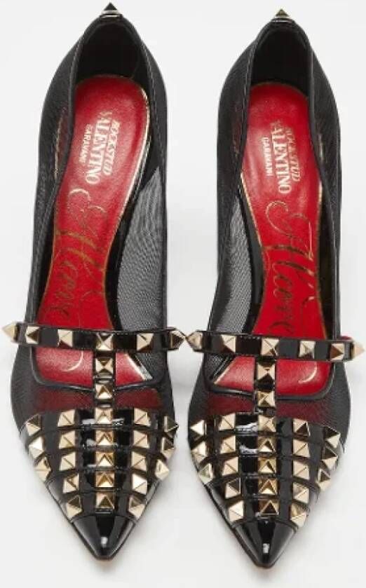 Valentino Vintage Pre-owned Mesh heels Black Dames