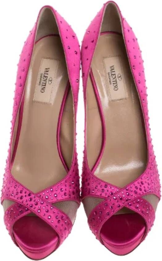 Valentino Vintage Pre-owned Mesh heels Pink Dames