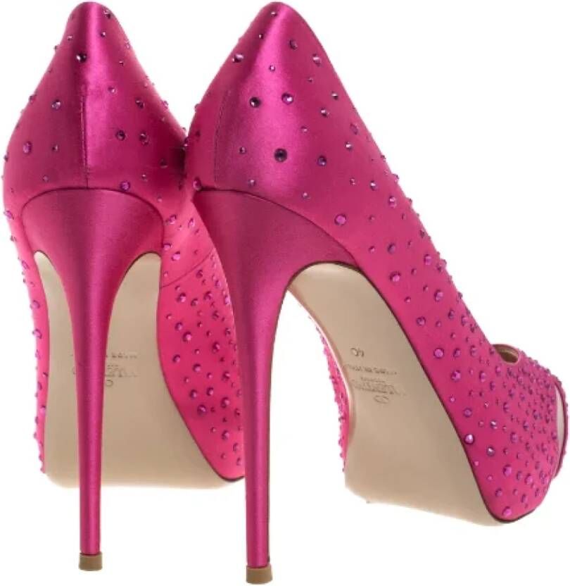 Valentino Vintage Pre-owned Mesh heels Pink Dames