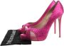 Valentino Vintage Pre-owned Mesh heels Pink Dames - Thumbnail 8