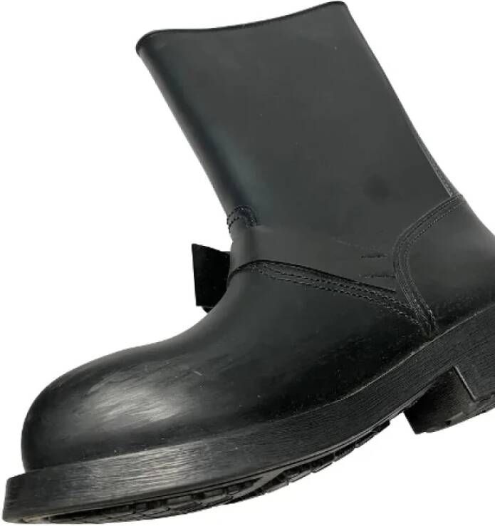 Valentino Vintage Pre-owned Rubber boots Black Dames
