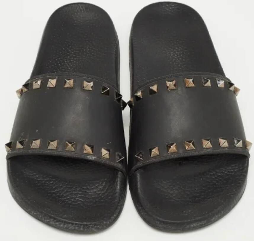 Valentino Vintage Pre-owned Rubber flats Black Dames