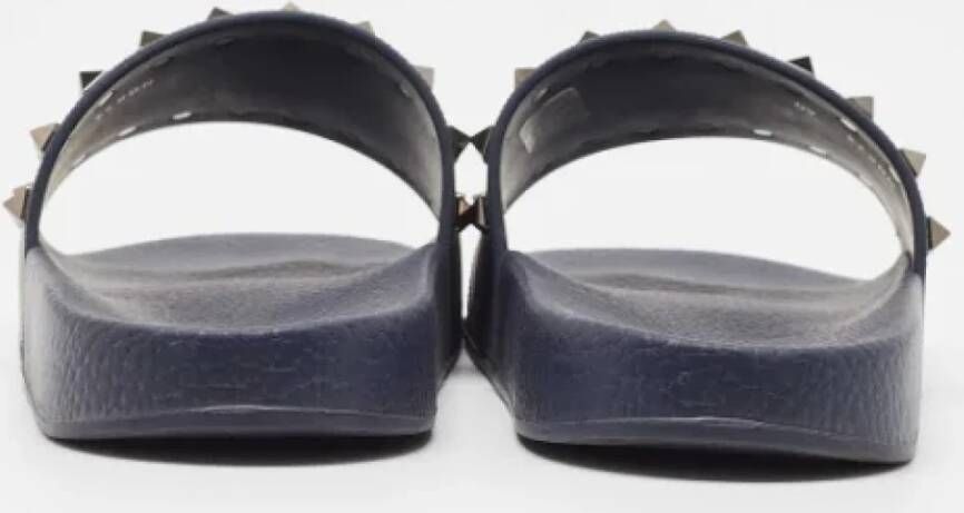 Valentino Vintage Pre-owned Rubber flats Blue Dames