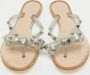 Valentino Vintage Pre-owned Rubber flats Gray Dames - Thumbnail 3