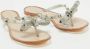 Valentino Vintage Pre-owned Rubber flats Gray Dames - Thumbnail 4