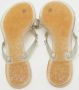 Valentino Vintage Pre-owned Rubber flats Gray Dames - Thumbnail 6
