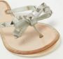 Valentino Vintage Pre-owned Rubber flats Gray Dames - Thumbnail 7