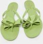 Valentino Vintage Pre-owned Rubber flats Green Dames - Thumbnail 3