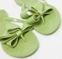Valentino Vintage Pre-owned Rubber flats Green Dames - Thumbnail 4
