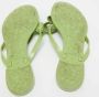 Valentino Vintage Pre-owned Rubber flats Green Dames - Thumbnail 6