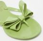 Valentino Vintage Pre-owned Rubber flats Green Dames - Thumbnail 7