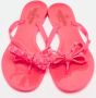 Valentino Vintage Pre-owned Rubber flats Pink Dames - Thumbnail 3