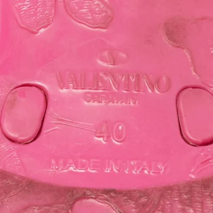 Valentino Vintage Pre-owned Rubber flats Pink Dames