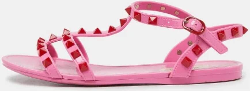 Valentino Vintage Pre-owned Rubber flats Pink Dames