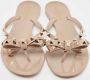 Valentino Vintage Pre-owned Rubber flats Pink Dames - Thumbnail 3