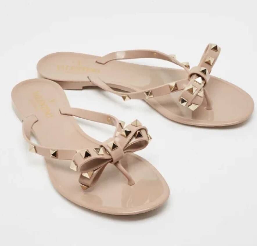 Valentino Vintage Pre-owned Rubber flats Pink Dames