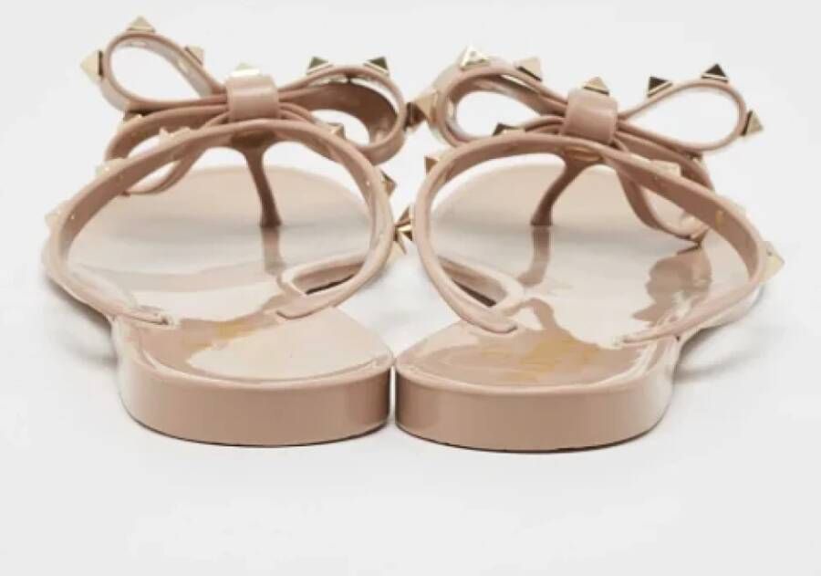 Valentino Vintage Pre-owned Rubber flats Pink Dames