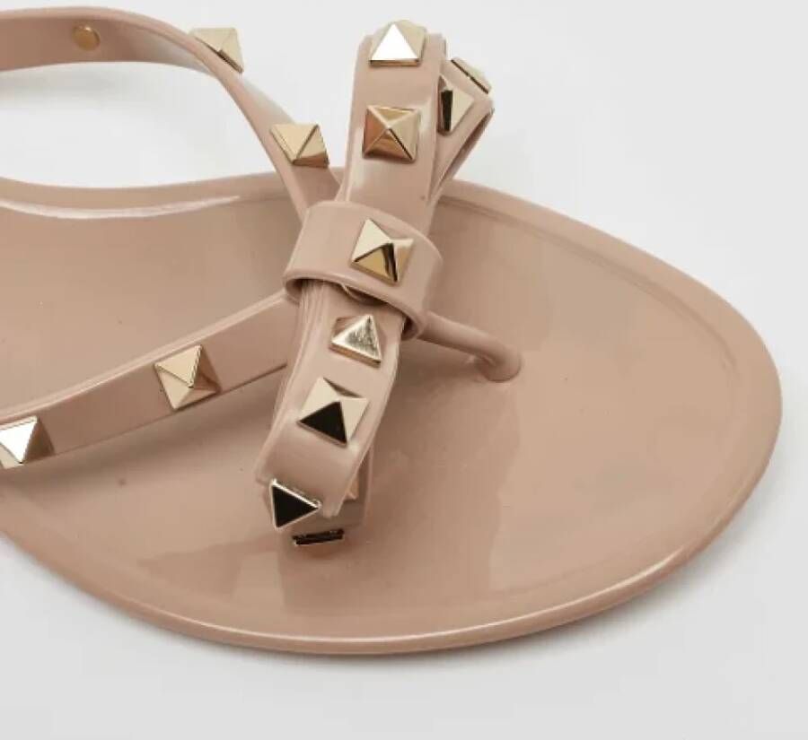 Valentino Vintage Pre-owned Rubber flats Pink Dames