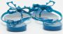 Valentino Vintage Pre-owned Rubber sandals Blue Dames - Thumbnail 5