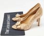 Valentino Vintage Pre-owned Satin heels Beige Dames - Thumbnail 9