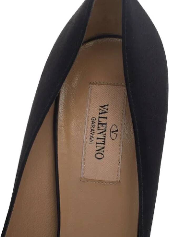 Valentino Vintage Pre-owned Satin heels Black Dames