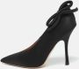 Valentino Vintage Pre-owned Satin heels Black Dames - Thumbnail 2
