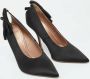 Valentino Vintage Pre-owned Satin heels Black Dames - Thumbnail 4