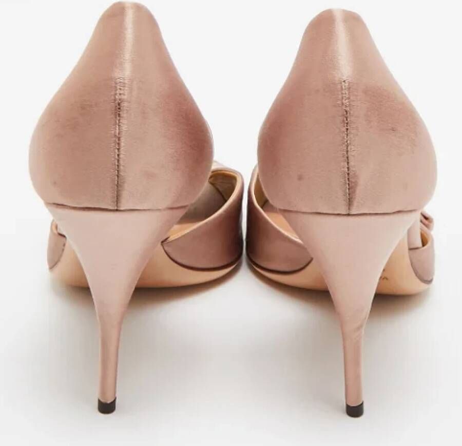 Valentino Vintage Pre-owned Satin heels Pink Dames