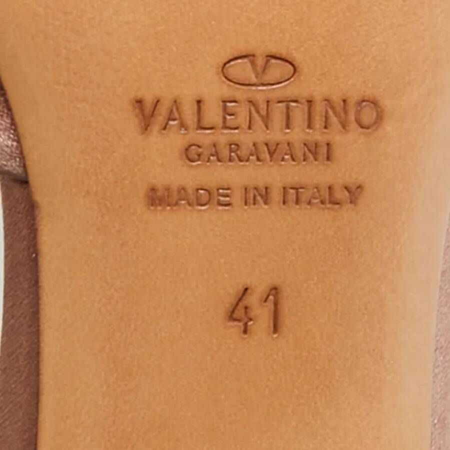 Valentino Vintage Pre-owned Satin heels Pink Dames