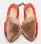 Valentino Vintage Pre-owned Satin heels Red Dames - Thumbnail 6