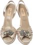 Valentino Vintage Pre-owned Satin sandals Beige Dames - Thumbnail 2