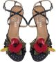 Valentino Vintage Pre-owned Satin sandals Black Dames - Thumbnail 2