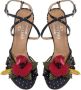 Valentino Vintage Pre-owned Satin sandals Black Dames - Thumbnail 2