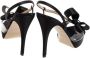 Valentino Vintage Pre-owned Satin sandals Black Dames - Thumbnail 4