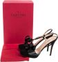 Valentino Vintage Pre-owned Satin sandals Black Dames - Thumbnail 7