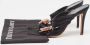 Valentino Vintage Pre-owned Satin sandals Black Dames - Thumbnail 9