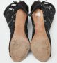 Valentino Vintage Pre-owned Satin sandals Black Dames - Thumbnail 6