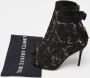 Valentino Vintage Pre-owned Satin sandals Black Dames - Thumbnail 9