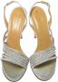 Valentino Vintage Pre-owned Satin sandals Gray Dames - Thumbnail 2