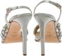 Valentino Vintage Pre-owned Satin sandals Gray Dames - Thumbnail 4