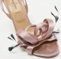 Valentino Vintage Pre-owned Satin sandals Purple Dames - Thumbnail 7